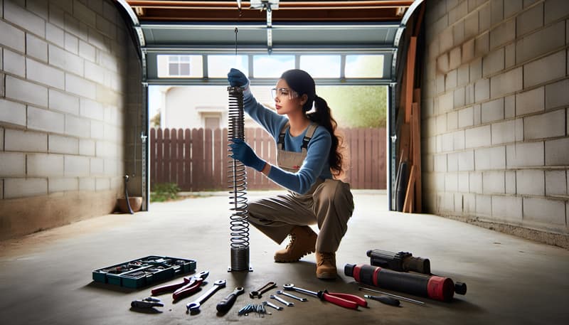 Garage Door Spring Repair in Providence