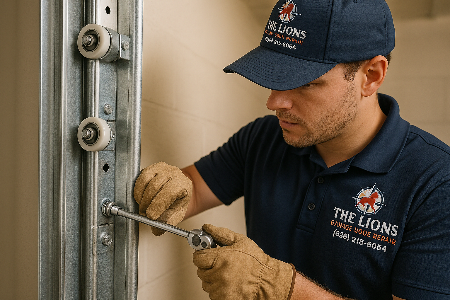 Garage Door Track Repair